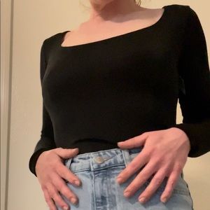 Pretty little thing black bodysuit